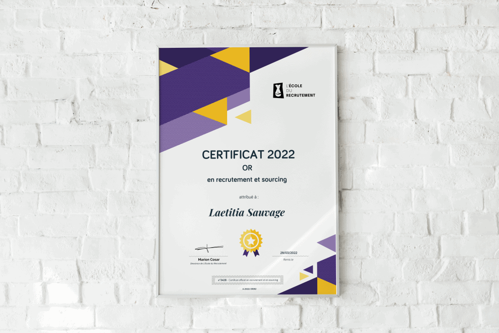 certification ecole du recrutement
